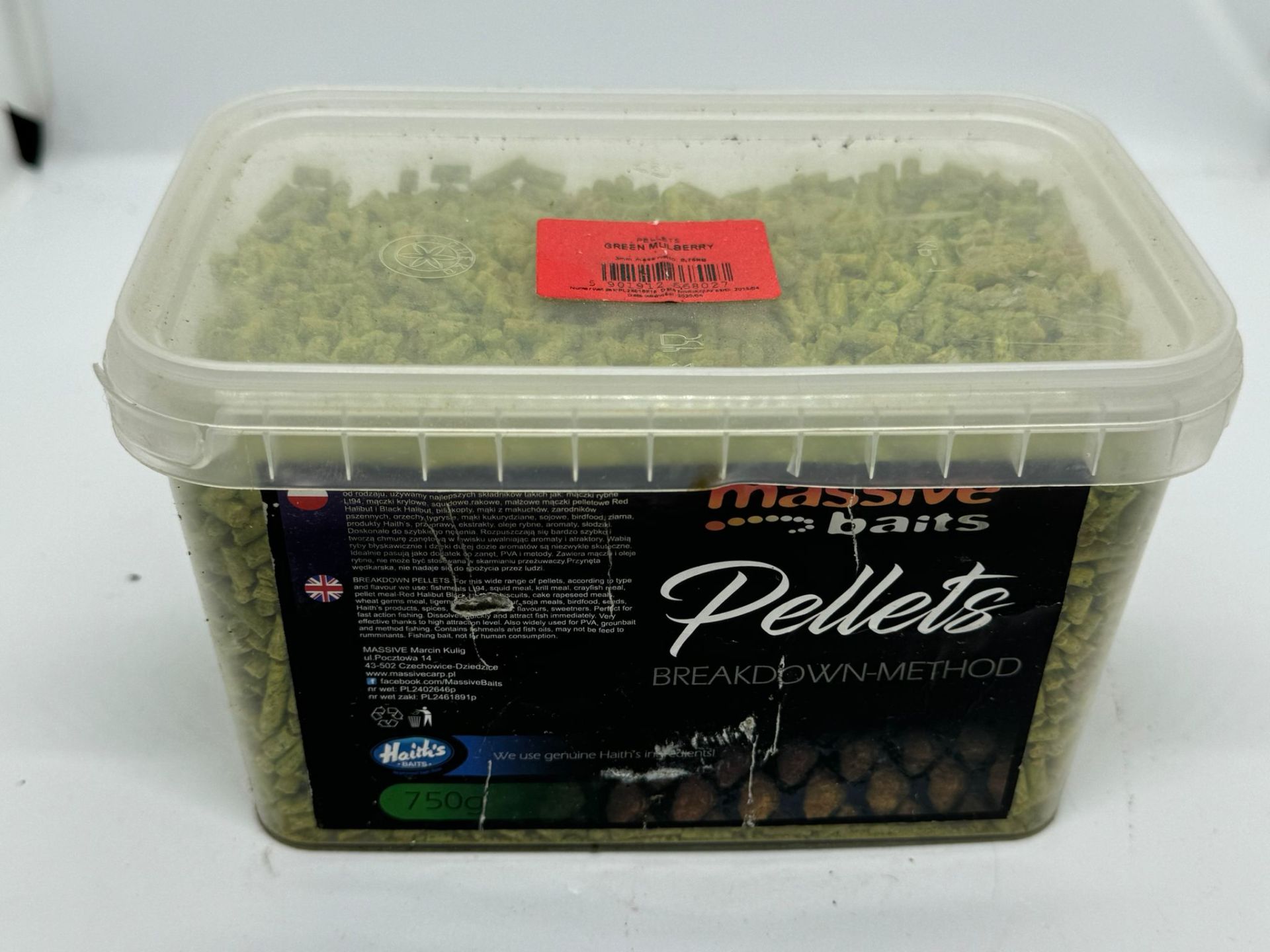 MASSIVE BAİTS TOZ  GREEN MULBERY PELLET