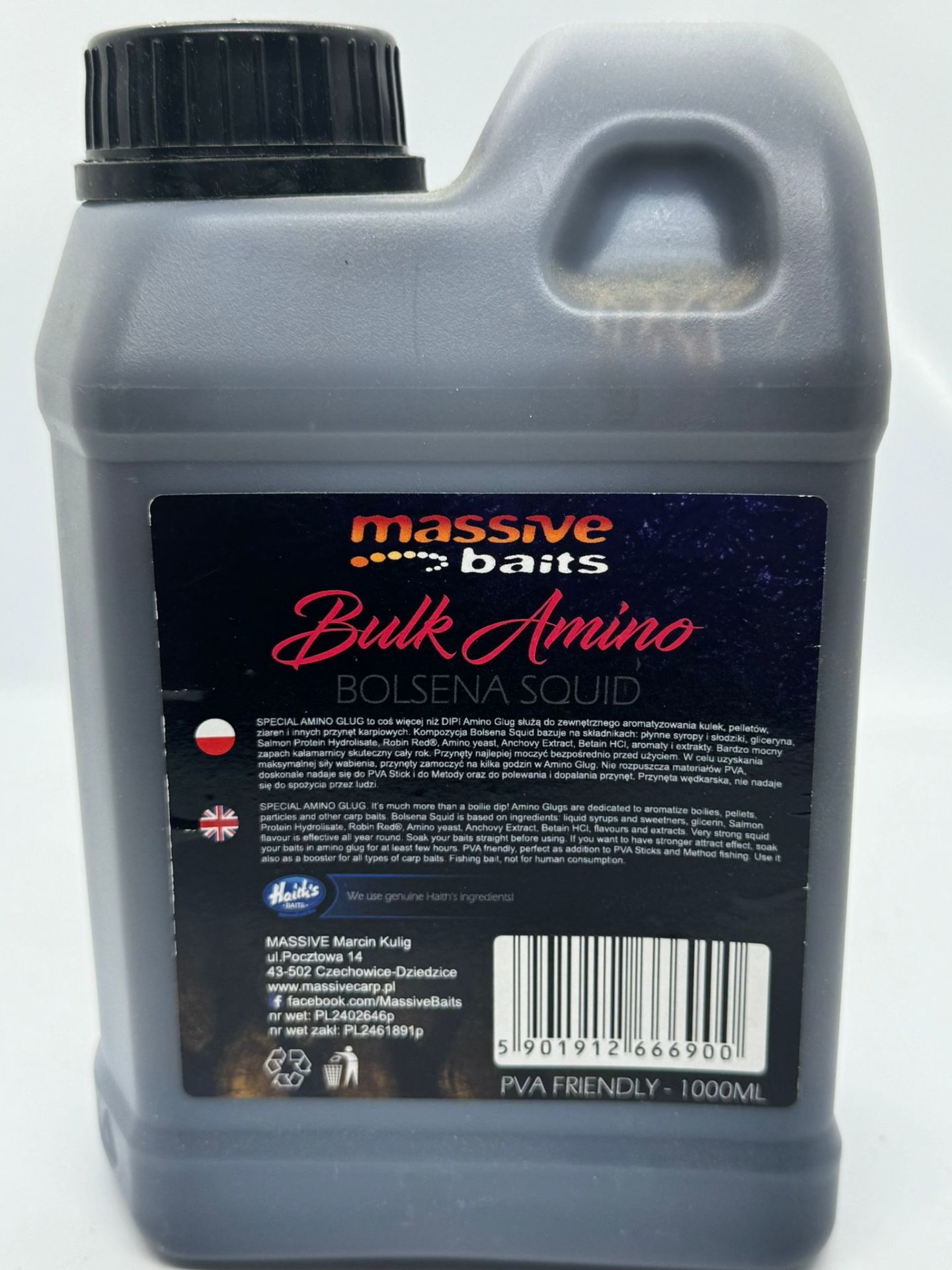 MASSİVE BAİTS 500 ML SIVI BOLSENA SQUID