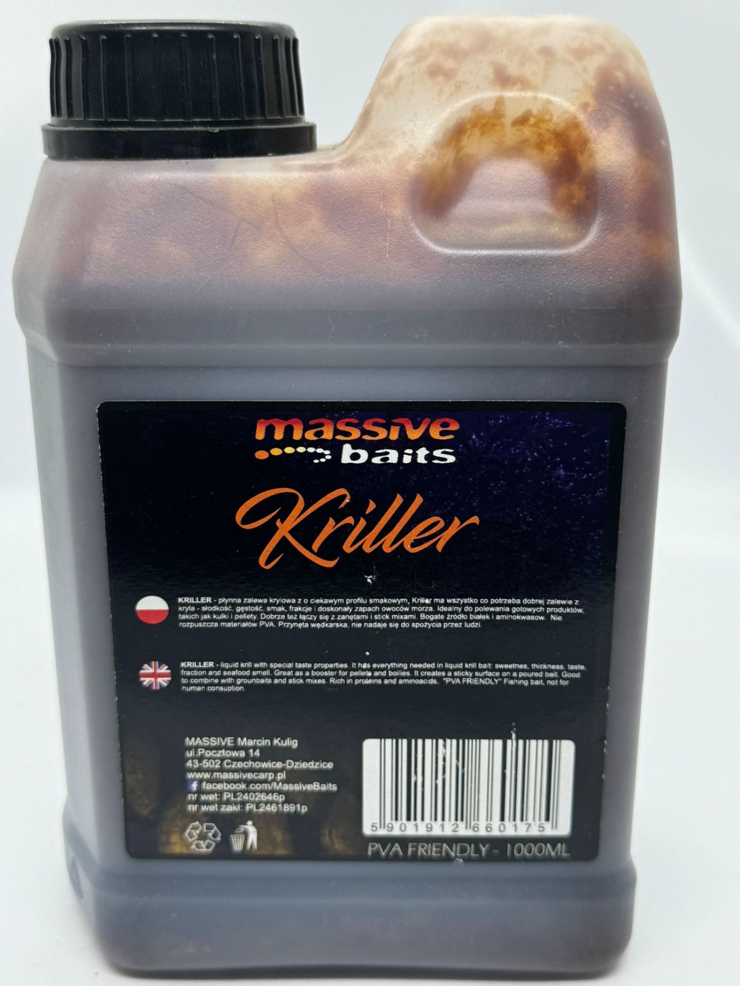 MASSİVE BAİTS 500 ML SIVI KRILLER