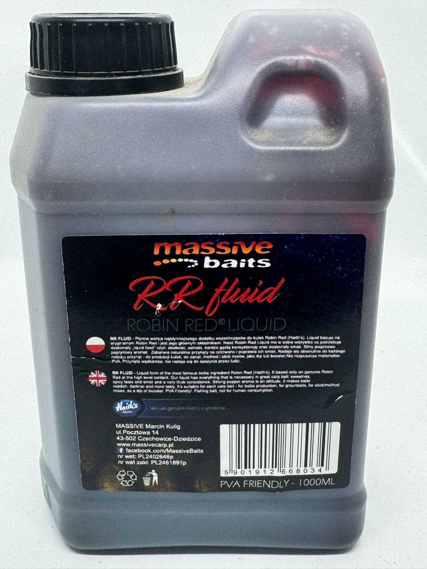 MASSİVE BAİTS 500 ML SIVI ROBIN RED