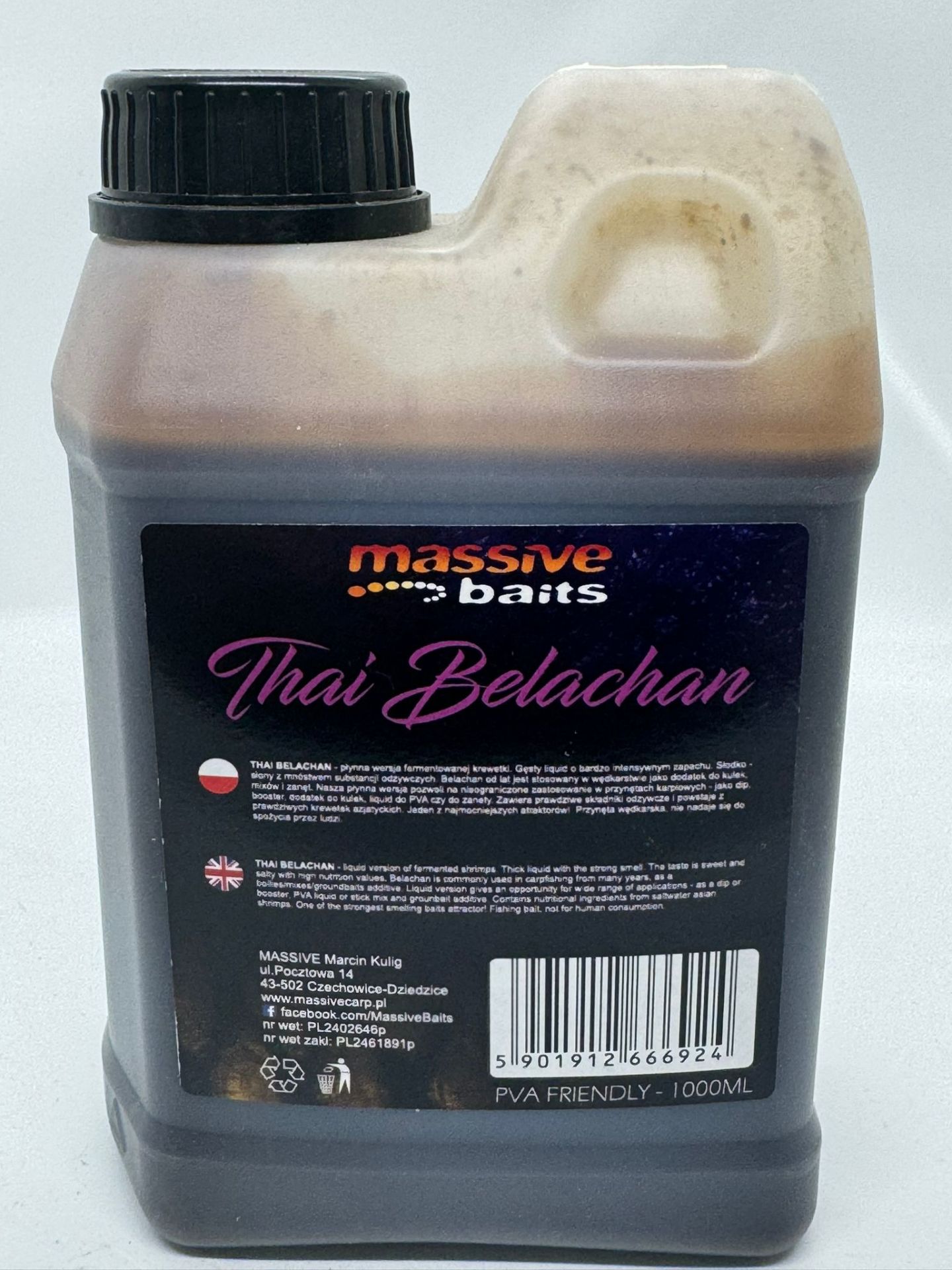 MASSİVE BAİTS 500 ML SIVI THAİ BELECHAN