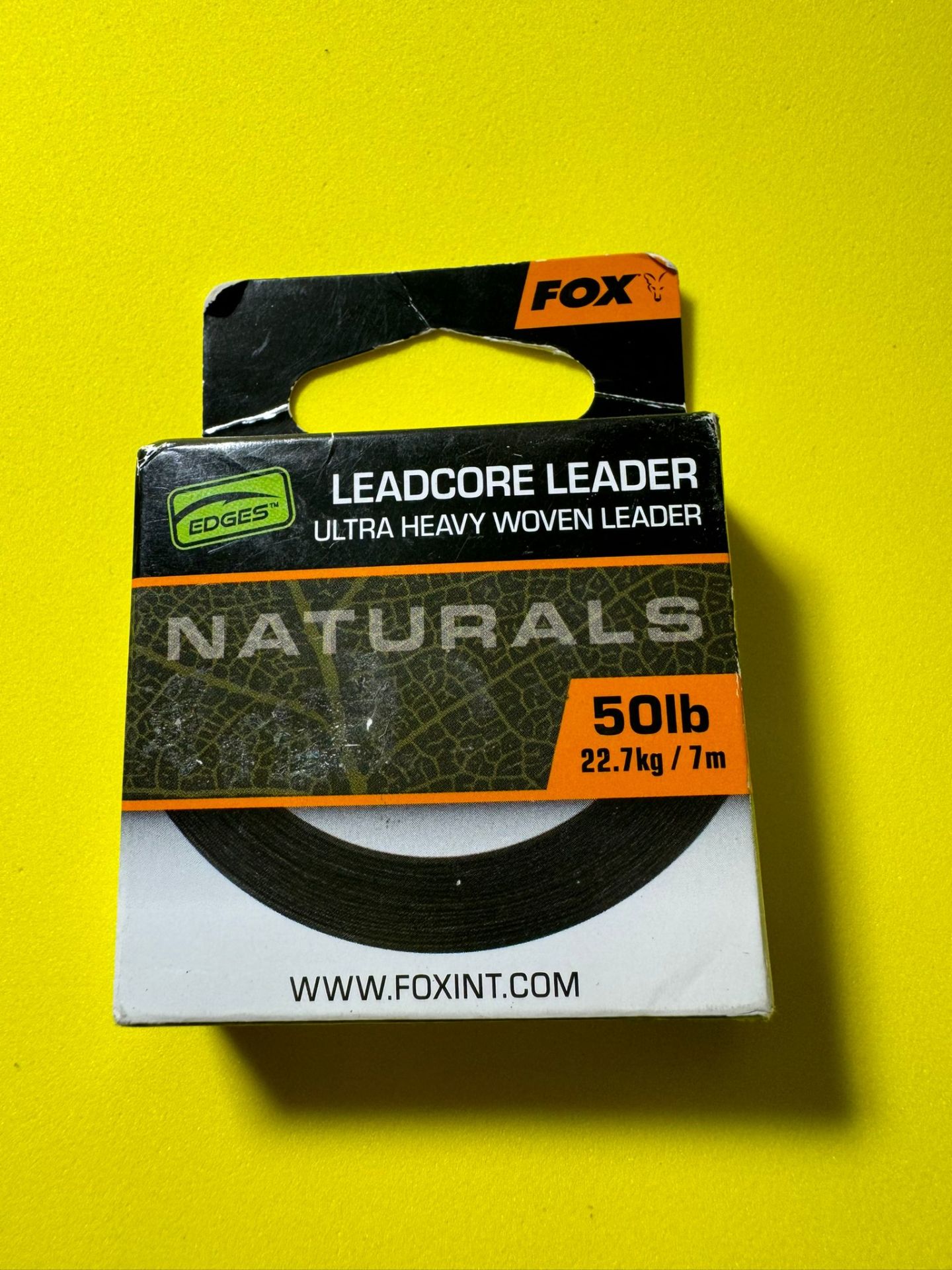 FOX LEADCORE LEADER 50 LB 7 M