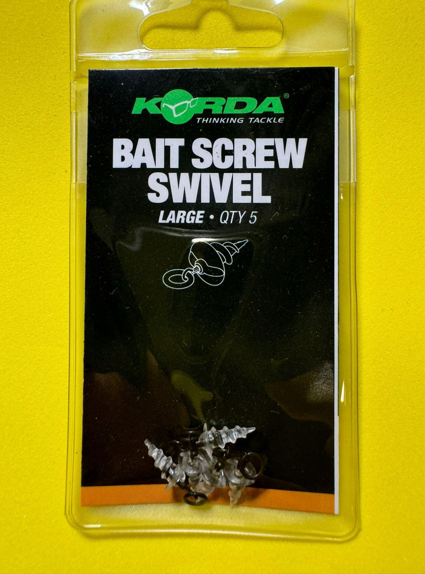 KORDA BAIT SCREW SWIVEL LARGE